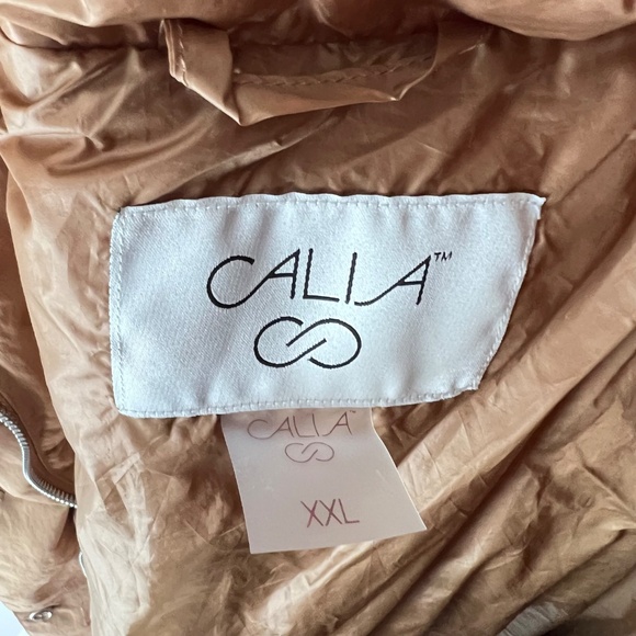 CALIA Nonbaffled Hooded Jacket Tan Nude XXL - Picture 7 of 8